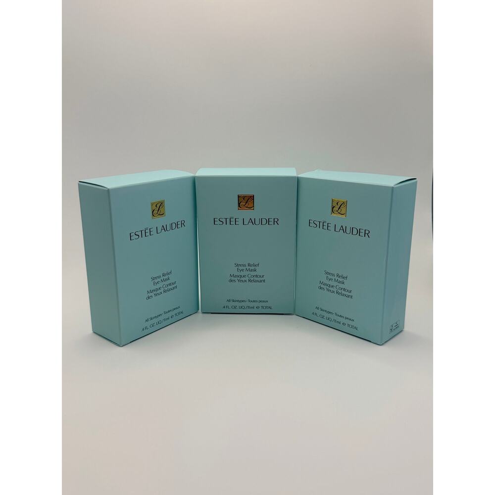 Estée Lauder stress, relief eye mask 10 patches per pack NEW Authentic 3 pack